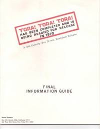 Item #BOOKS012982I TORA! TORA! TORA! HAS BEEN COMPLETED AND IS BEING READIED FOR RELEASE IN 1970:; Final Information Guide. Pearl Harbor.