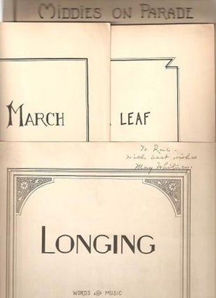 Item #BOOKS017372I SHEET MUSIC: Group of four: Yankee March, 1929; The Clover Leaf,1932; Middies...