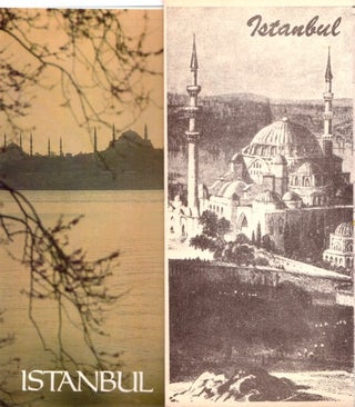 Item #BOOKS019836I TWO FOLDING MAPS OF ISTANBUL. Istanbul Turkey