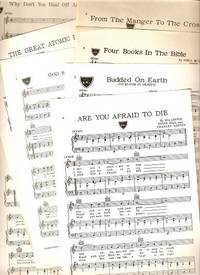 Item #BOOKS020821I Group of 23 pieces of Christian sheet music. Authors